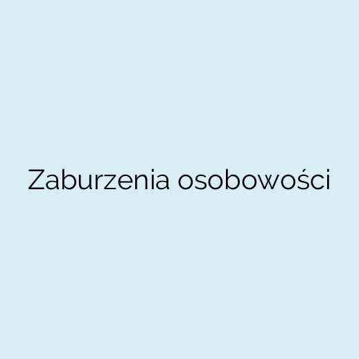 Zaburzenia osobowości